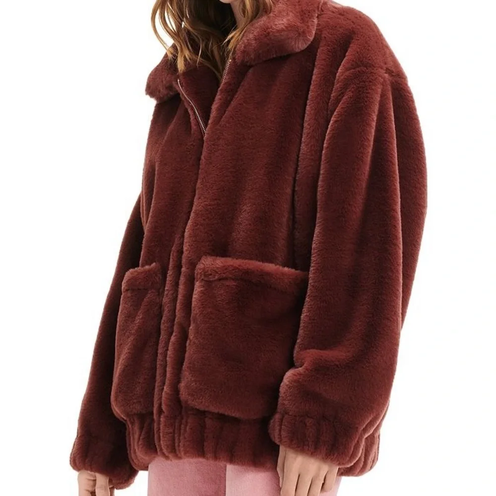 UGG Kianna Faux Fur Jacket - Picture 1 of 5